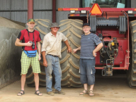 On farm in Wester Austrália with professor Soukup